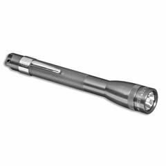 Maglite Mini LED 2-Cell AAA Flashlight, SP32096 (Gray, 100 Lumen)