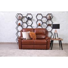 Pan Emirates Whitson 2-Seater Leather Recliner Sofa