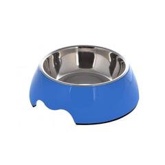 Nutra Pet Melamine Round Bowl (Blue, 27 x 9 cm, 1400 ml)