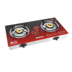 Geepas 2-Burner Gas Cooker, GK5602 (72 x 38 x 10 cm)