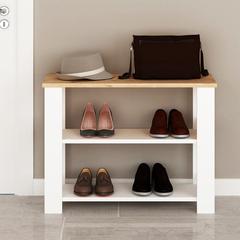 Danube Home Martim 2-Tier Engineered Wood Shoe Cabinet (80 x 32 x 60 cm)