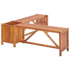 Outdoor deals corner bench