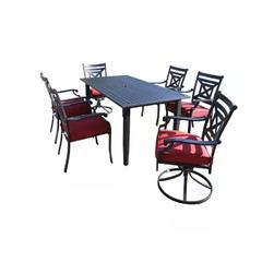 طقم سفرة يولان 6 مقاعد مع وسادة (7 قطع)