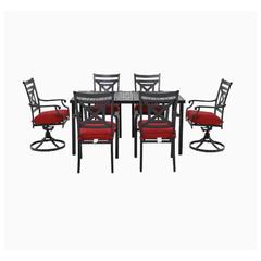 طقم سفرة يولان 6 مقاعد مع وسادة (7 قطع)