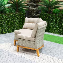 Melissa 6-Seater Corner Rattan Sofa Set Danube Home