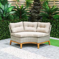 Melissa 6-Seater Corner Rattan Sofa Set Danube Home