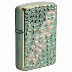 Zippo Armor Alligator Windproof Lighter, 29525 (Polish Green)