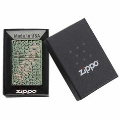 Zippo Armor Alligator Windproof Lighter, 29525 (Polish Green)
