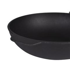 Fissman Cast Iron Wok W/Glass Lid (29 cm)