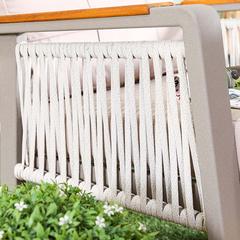 Dilara 5-Seater Aluminum & Steel Sofa Set W/Cushions Danube Home