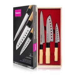 Fissman KATANA Non-Stick Stainless Steel Knife Set (3 Pc.)