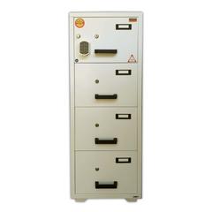 Valberg 4-Drawer Fire-Resistant Filing Cabinet, FC-4KKK