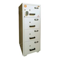 Valberg 4-Drawer Fire-Resistant Filing Cabinet, FC-4KKK