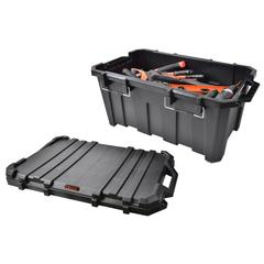 Tactix Plastic Stackable Storage Box W/Lid (85 x 49 x 39 cm )