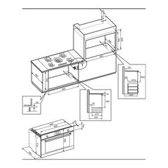 La Modano Built-In Gas Oven, LMBO901GS (130 L)