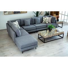 Pan Emirates Mastercool Fabric & Wood Ottoman (81 x 81 x 46 cm)