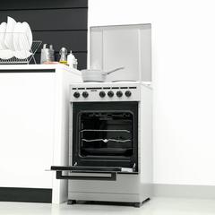 Geepas Freestanding 4-Plate Electric Cooking Range, GCR6270FEST (50 x 55 cm)