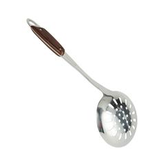 Royalford Stainless Steel Skimmer W/Wooden Finish Handle, RF9775
