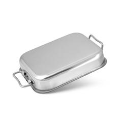 Fissman Stainless Steel Baking Tray (25 x 18 x 5 cm)