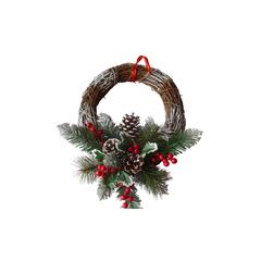 Pan Emirates Artificial Christmas Wreath (30 x 38 cm, Green)
