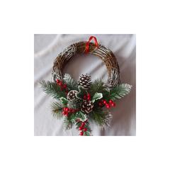 Pan Emirates Artificial Christmas Wreath (30 x 38 cm, Green)