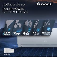 Gree Split Air Conditioner, P4matic-P24C3 (2 Ton, 1911 W, White)