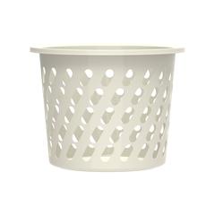 Cosmoplast Mini Plastic Laundry Basket (45 L, Off White)