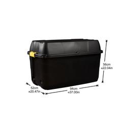 Strata Plastic Storage Box W/Wheels (56 x 52 x 94 cm )