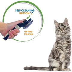 Four Paws Magic Coat Self-Cleaning Slicker Brush For Cats