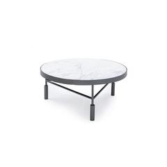 Pan Emirates Chatelete Metal & Marble Coffee Table (90 x 90 x 40 cm)