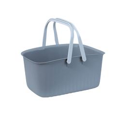 PAN Emirates Krisslyn Plastic Storage Basket (30 x 21 x 15 cm, Grey)