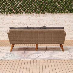 Vita 5-Seater Rattan & Steel Sofa Set W/Cushions Danube Home