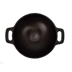 Royalford Cast Iron Wok Pan (25 cm)