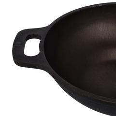 Royalford Cast Iron Wok Pan (25 cm)