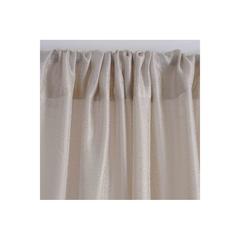 Pan Emirates Kelby 2 Piece Jacquard Sheer Curtain Set (130 x 300 cm, Silver)