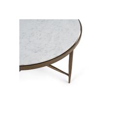 Pan Emirates Spica Coffee Table Marble (White & Gold)