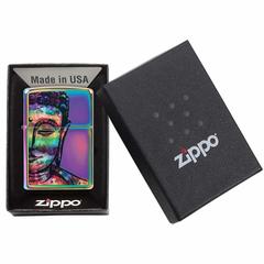 Zippo Bright Buddha Design Windproof Lighter, 49136 (Multicolored)