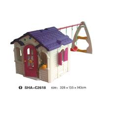 Myts Mega Kids Farm Hut W/Swing