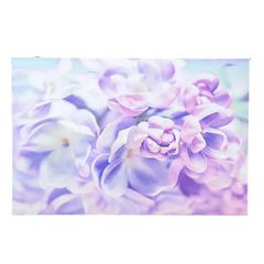 Danube Home Lorena Purple Blue Flowers Canvas Wall Art