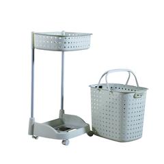 Pan Emirates Carole Plastic 2-Tier Bath Cabinet (43 x 32 x 73 cm)