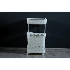 Pan Emirates Carole Plastic 2-Tier Bath Cabinet (43 x 32 x 73 cm)