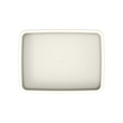Cosmoplast Multipurpose Universal Medium Tray (Off White, 34 x 27 x 6 cm)