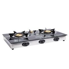 Geepas Freestanding 3-Burner Gas Cooker, GK6880 (72 x 38 x 10 cm)