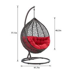 Buy Casa Loma Single Seater Rattan Hanging Chair W Cushion Danube