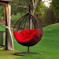 Casa Loma Single Seater Rattan Hanging Chair W/Cushion Danube Home