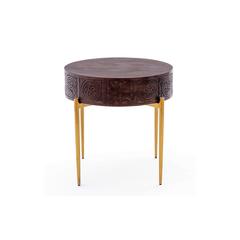 PAN Emirates Monore Solid Wood End Table (60 x 60 x 59 cm)