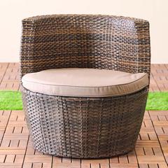 Royce 2-Seater Rattan Balcony Sofa Set W/Cushion Danube Home