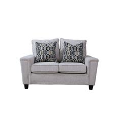 Maxfield 2-Seater Fabric & Wood Sofa Pan Emirates