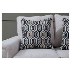Maxfield 2-Seater Fabric & Wood Sofa Pan Emirates