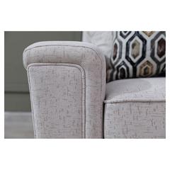 Maxfield 2-Seater Fabric & Wood Sofa Pan Emirates